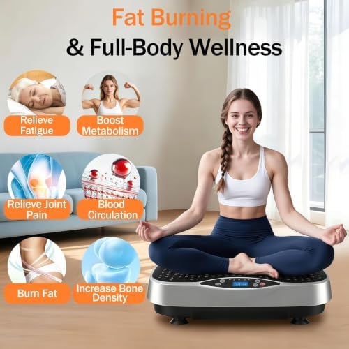 Vibration Plate Exercise Machine with 120 Speed Levels