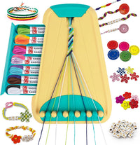 Blue friendship bracelet making kit image 1