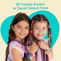 Blue friendship bracelet making kit image 4