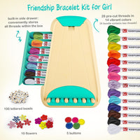 Blue friendship bracelet making kit image 5
