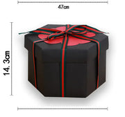 Hexagonal Multilayer DIY Photo Surprise Box – 2 Colours