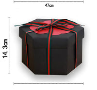 Hexagonal Multilayer DIY Photo Surprise Box – 2 Colours