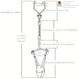 Adjustable Youngsters Walking Harness with Comfort Seat - Durable Nylon, Blue - The Perfect Choice for Family and Outdoor Play Youngsters'S Door Clip Bouncer Chair, Length Adjustable