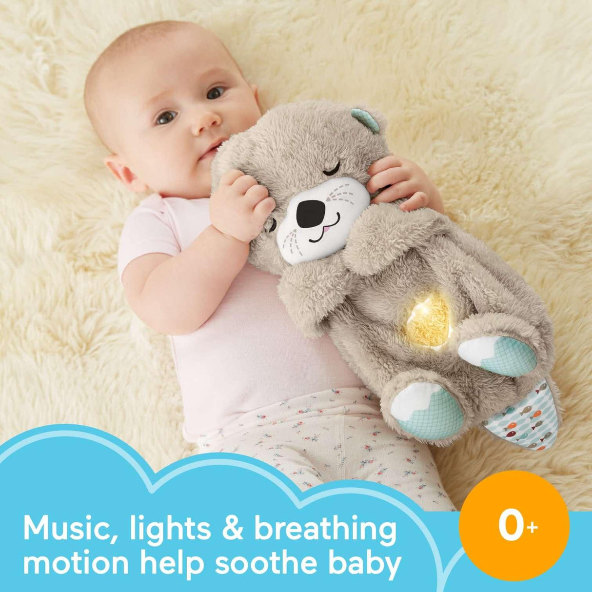Breathing Bear™ Breathing Baby Bear, Sleep and Playmate, Bear Musical Stuffed Plush Toy with Light & Sound (Buy 2 Get 1 FREE-Add 3 items to cart)
