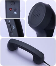Retro USB-C Wired Phone Handset with Microphone & Volume Control