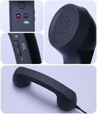 Retro USB-C Wired Phone Handset with Microphone & Volume Control