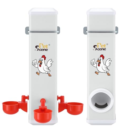 4L Automatic Chicken Feeder & Waterer Set