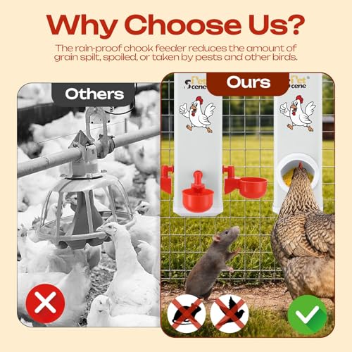 4L Automatic Chicken Feeder & Waterer Set