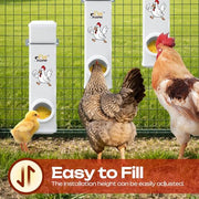 4L Automatic Chicken Feeder & Waterer Set