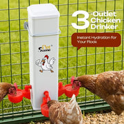 4L Automatic Chicken Feeder & Waterer Set