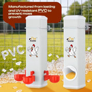 4L Automatic Chicken Feeder & Waterer Set