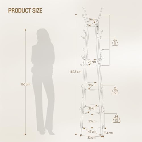 Coat stand in an entryway