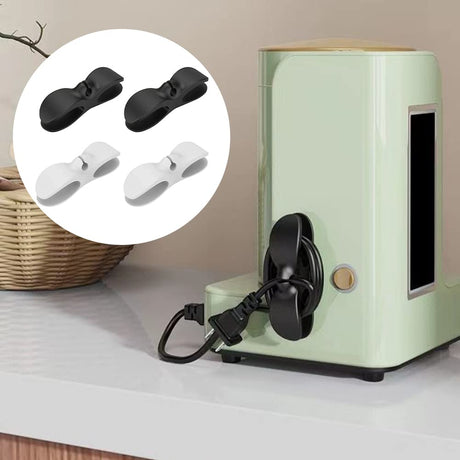 Four-piece appliance cord organiser set