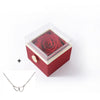 Red Box Silver Necklace