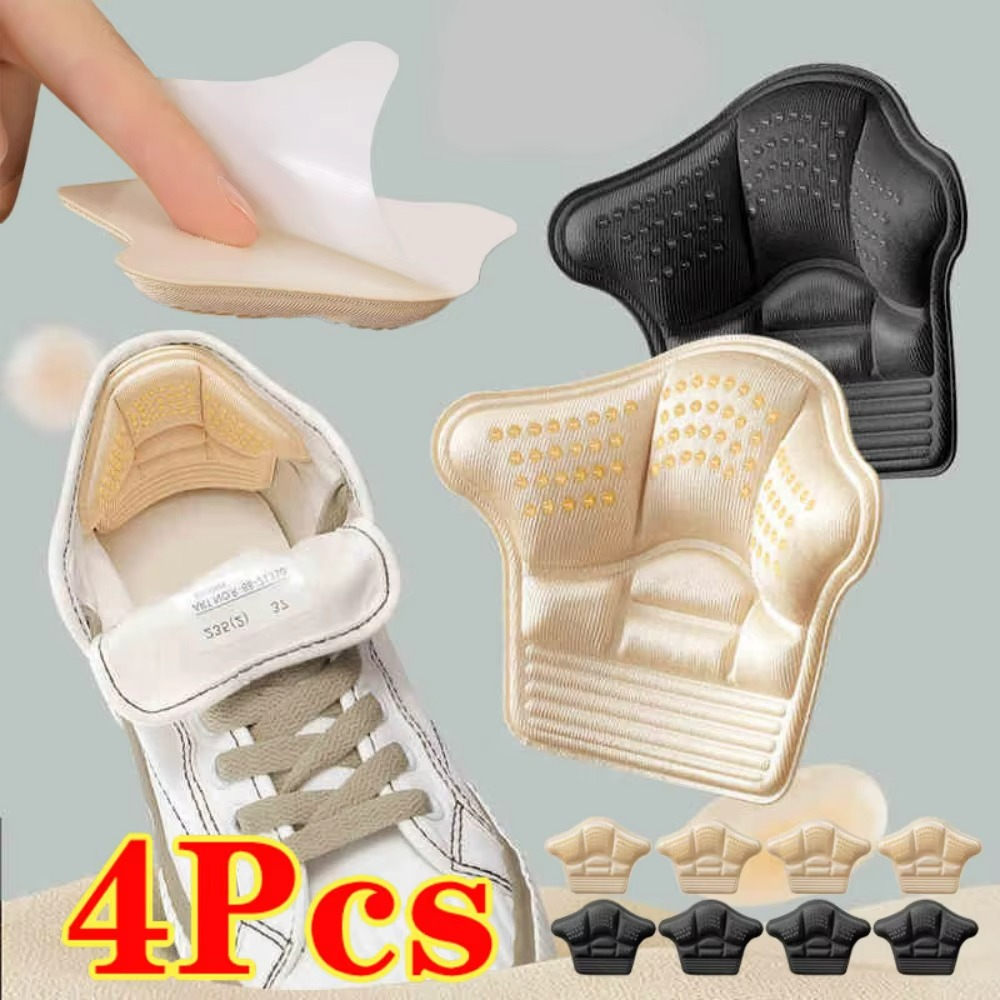 Adhesive Heel-Grip Cushions – 4 Pieces, 7 mm or 10 mm