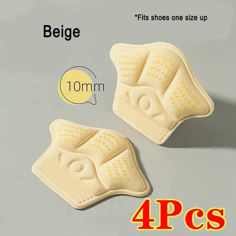 Adhesive Heel-Grip Cushions – 4 Pieces, 7 mm or 10 mm