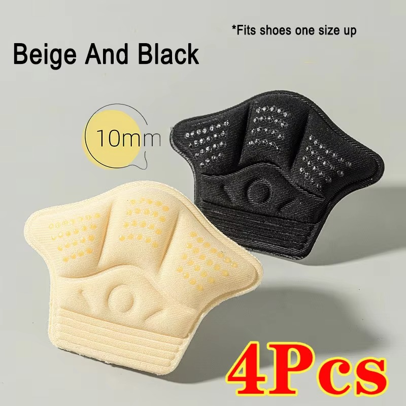 Adhesive Heel-Grip Cushions – 4 Pieces, 7 mm or 10 mm