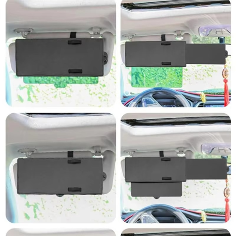 Tinted Drop-Down Car Sun-Visor Extender