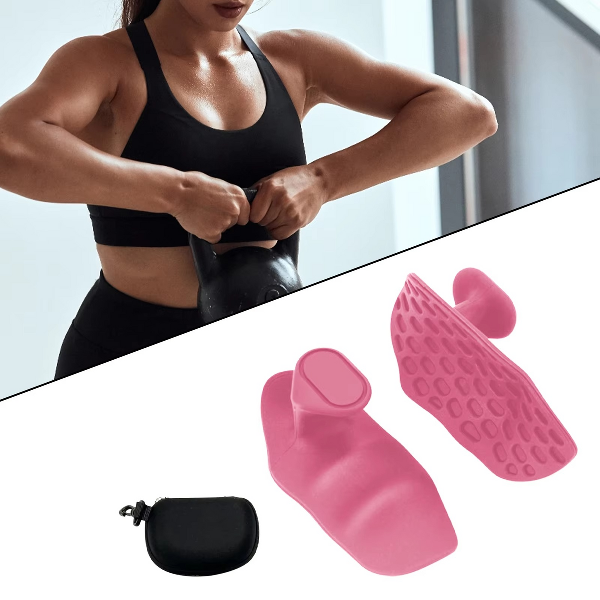 Weight-Lifting Grip Pads – Pair