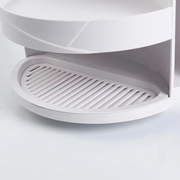 Three-Tier Rotating Corner Storage Rack