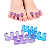 Soft Silicone Pedicure Toe Separators – Pair