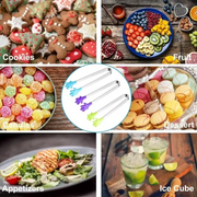 5-Inch Hand-Shaped Silicone Serving Tongs – 6 Options