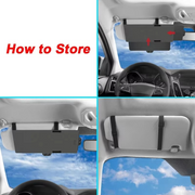 Tinted Drop-Down Car Sun-Visor Extender