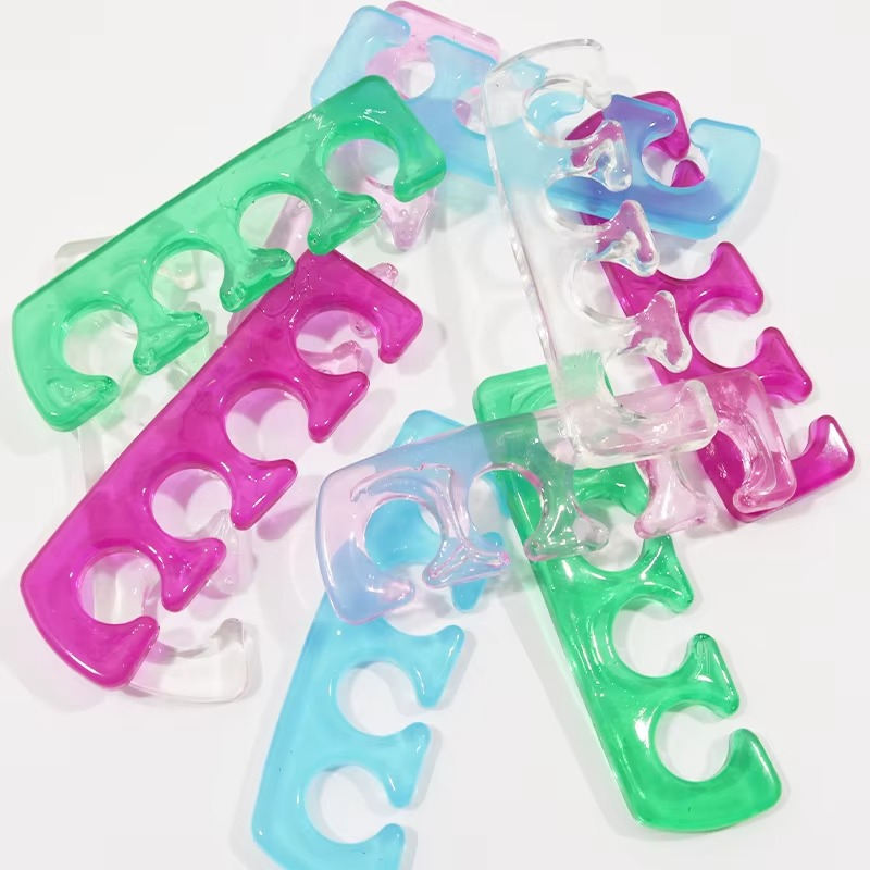 Soft Silicone Pedicure Toe Separators – Pair