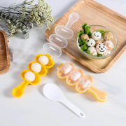 Reusable Spherical Rice-Ball Mould with Spoon