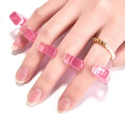 Soft Silicone Pedicure Toe Separators – Pair