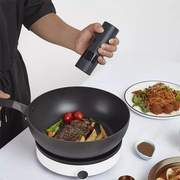 Electric Automatic Mill Pepper And Salt Grinder LED Light 5 Modes Peper Spice Grain Pulverizer For Cooking