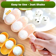 Reusable Spherical Rice-Ball Mould with Spoon