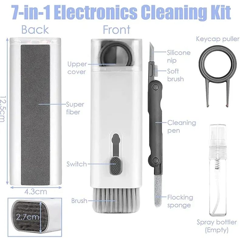 7-in-1 Keyboard, Earbud & Screen Cleaning Kit