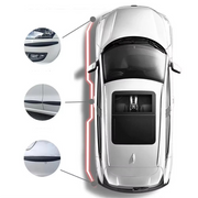 Adhesive Carbon-Look Car Bumper & Door Guard Strips – 9 Options