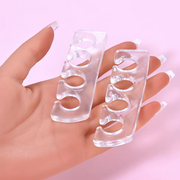 Soft Silicone Pedicure Toe Separators – Pair