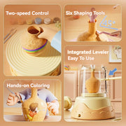 Kids’ Electric Pottery Wheel Craft Kit