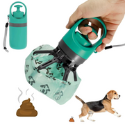 Portable Claw-Style Pet Waste Scooper with Bag Dispenser