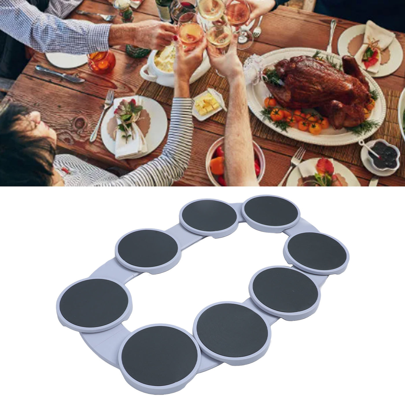 360° Rotating Dining-Table Serving Tray