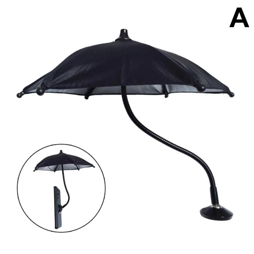 Magnetic Phone Umbrella For Iphone 15/14/13/12 Pro/Pro Max Anti-glare Sun Shade Cover 360° Rotation Mini Umbrella