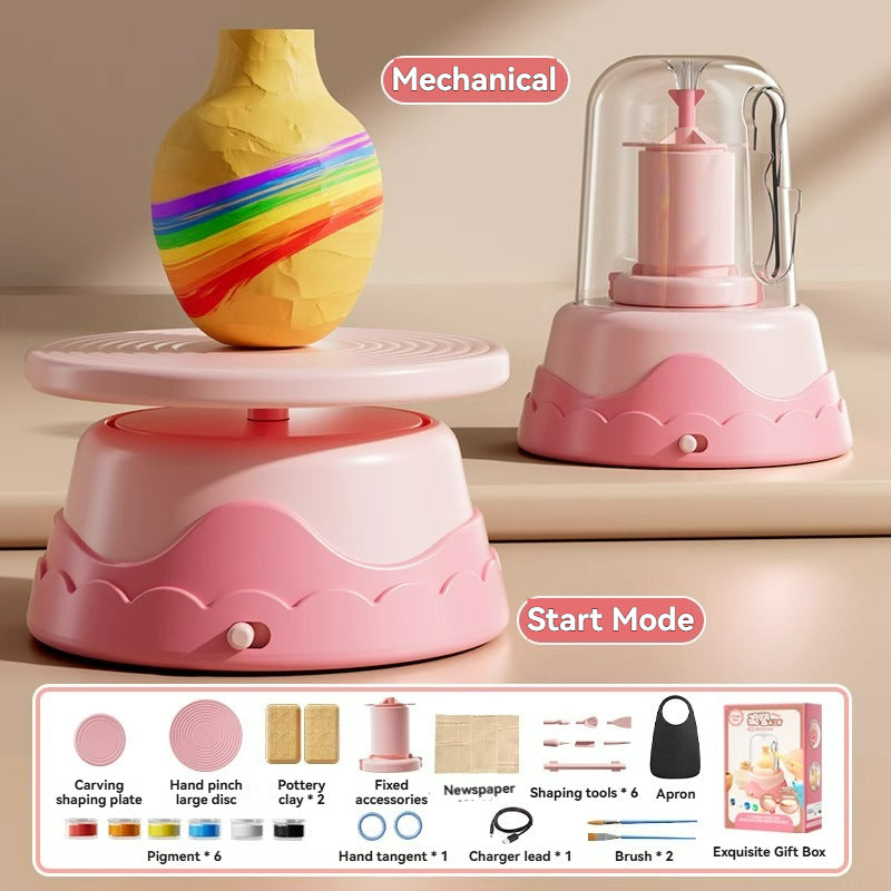 Kids’ Electric Pottery Wheel Craft Kit