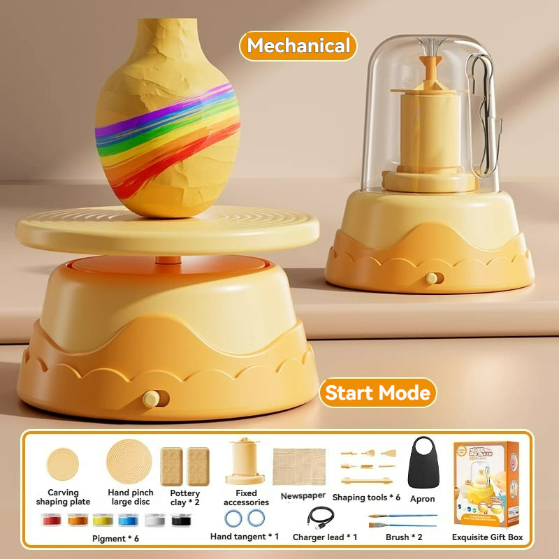 Kids’ Electric Pottery Wheel Craft Kit