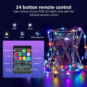 5m USB RGBIC Smart Fairy Lights – Bluetooth App & Remote