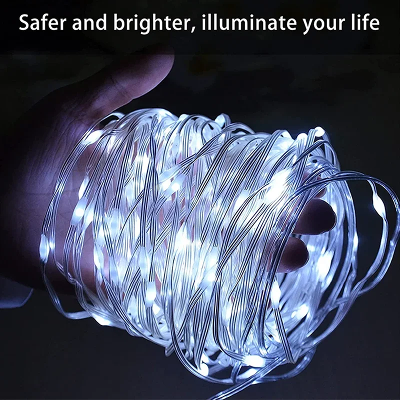 5m USB RGBIC Smart Fairy Lights – Bluetooth App & Remote