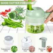 5-in-1 Rechargeable Cordless Food-Preparation Set