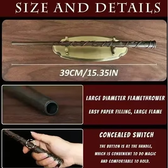 Incendio Fire-Breathing Magic Wand