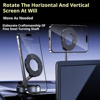 Foldable Vacuum-Suction Magnetic Phone Mount – Black or White