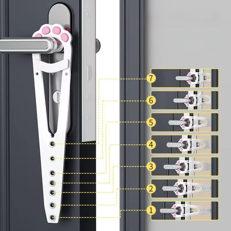 Adjustable Door Latch Strap