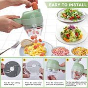 5-in-1 Rechargeable Cordless Food-Preparation Set