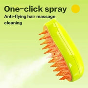 Pet Grooming Brush with Cool-Water Mist Reservoir