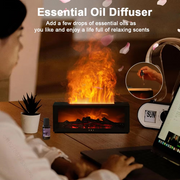 150 mL Flame-Effect Aroma Diffuser with Remote – 2 Colours